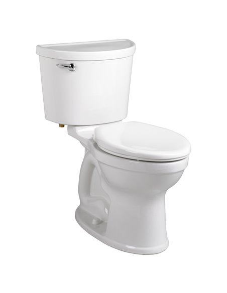 American Standard Champion Pro Two-Piece 1.28 gpf/4.8 Lpf Chair Height Elongated Toilet Less Seat with Lined Tank
