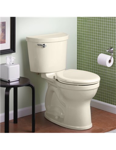 American Standard Champion Pro Two-Piece 1.6 gpf/6.0 Lpf Chair Height Round Front Toilet Less Seat