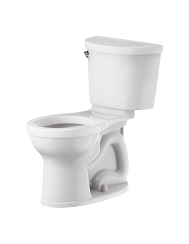 American Standard Champion Pro Two-Piece 1.28 gpf/4.8 Lpf Chair Height Round Front Toilet Less Seat