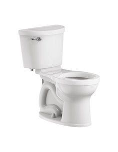 American Standard Champion Pro Two-Piece 1.28 gpf/4.8 Lpf Chair Height Round Front Toilet Less Seat