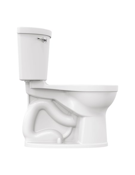 American Standard Champion Pro Two-Piece 1.28 gpf/4.8 Lpf Chair Height Round Front Toilet Less Seat