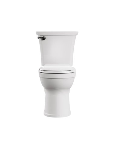 American Standard Champion Pro Two-Piece 1.28 gpf/4.8 Lpf Chair Height Round Front Toilet Less Seat