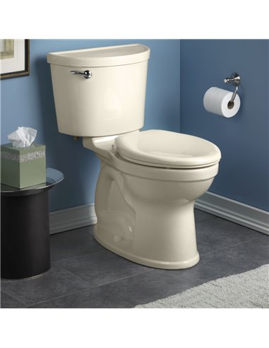 American Standard Champion Pro Two-Piece 1.28 gpf/4.8 Lpf Chair Height Round Front Toilet Less Seat
