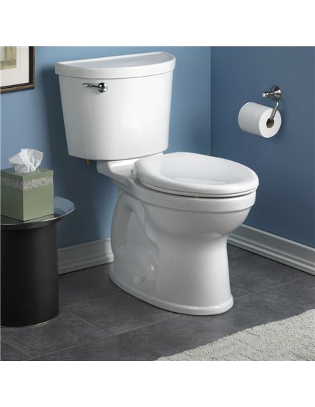 American Standard Champion Pro Two-Piece 1.28 gpf/4.8 Lpf Standard Height Elongated Toilet Less Seat