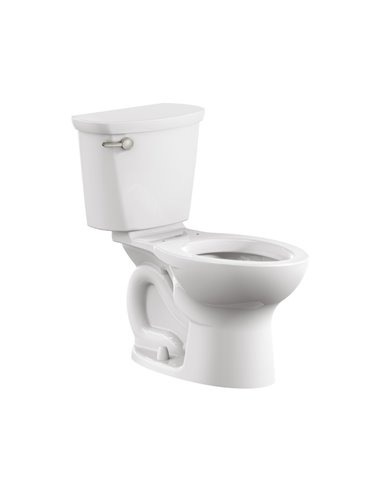 American Standard Cadet Pro Two-Piece 1.28 gpf/4.8 Lpf Chair Height Elongated Toilet Less Seat