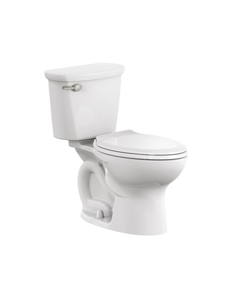 American Standard Cadet Pro Two-Piece 1.28 gpf/4.8 Lpf Chair Height Elongated Toilet Less Seat