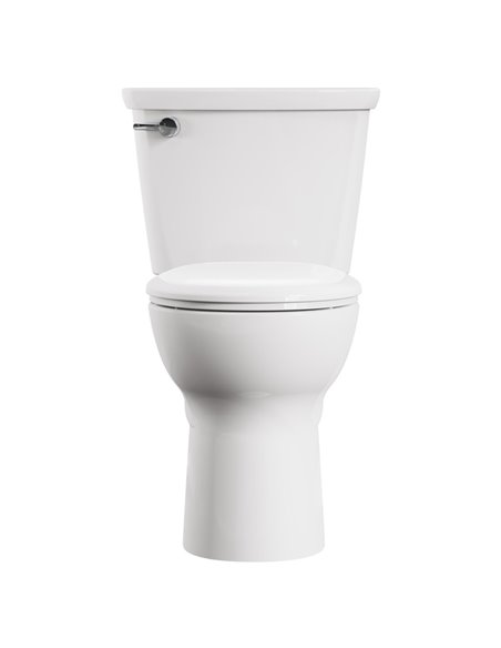 American Standard Cadet Pro Two-Piece 1.6 gpf/6.0 Lpf Chair Height Round Front 10-Inch Rough Toilet Less Seat