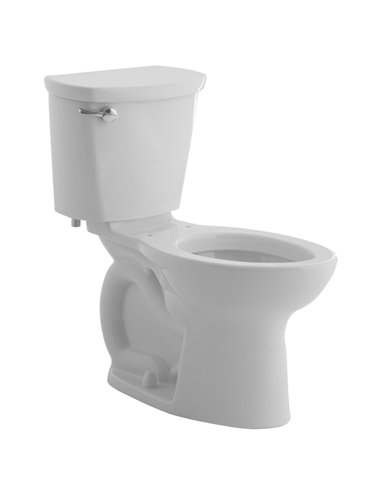 American Standard Cadet Pro Two-Piece 1.6 gpf/6.0 Lpf Standard Height Elongated Toilet Less Seat