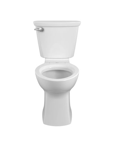 American Standard Cadet Pro Two-Piece 1.6 gpf/6.0 Lpf Standard Height Elongated Toilet Less Seat