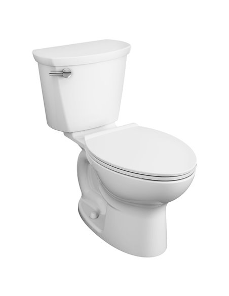 American Standard Cadet Pro Two-Piece 1.28 gpf/4.8 Lpf Standard Height Elongated Toilet Less Seat