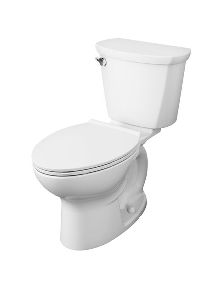American Standard Cadet Pro Two-Piece 1.28 gpf/4.8 Lpf Standard Height Elongated Toilet Less Seat