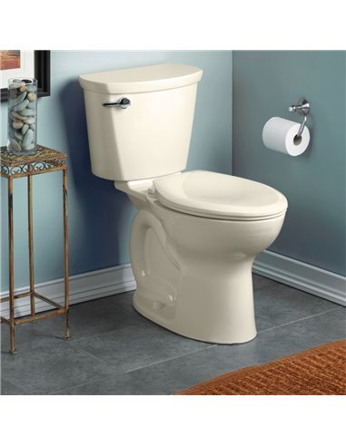 American Standard Cadet Pro Two-Piece 1.28 gpf/4.8 Lpf Standard Height Elongated Toilet Less Seat