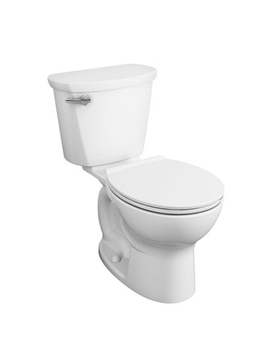 American Standard Cadet Pro Two-Piece 1.6 gpf/6.0 Lpf Standard Height Round Front Toilet Less Seat