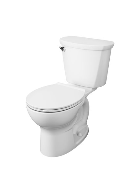 American Standard Cadet Pro Two-Piece 1.6 gpf/6.0 Lpf Standard Height Round Front Toilet Less Seat