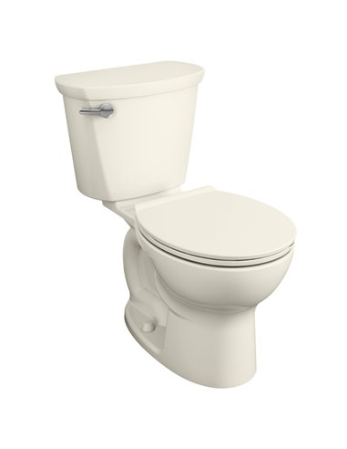 American Standard Cadet Pro Two-Piece 1.6 gpf/6.0 Lpf Standard Height Round Front Toilet Less Seat