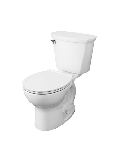 American Standard Cadet Pro Two-Piece 1.28 gpf/4.8 Lpf Standard Height Round Front Toilet Less Seat