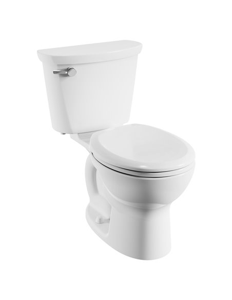 American Standard Cadet Pro Two-Piece 1.6 gpf/6.0 Lpf  Standard Height Round Front 10-Inch Rough Toilet Less Seat