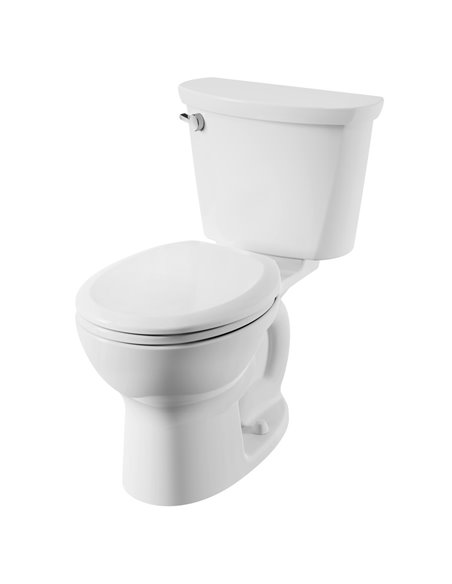 American Standard Cadet Pro Two-Piece 1.6 gpf/6.0 Lpf  Standard Height Round Front 10-Inch Rough Toilet Less Seat