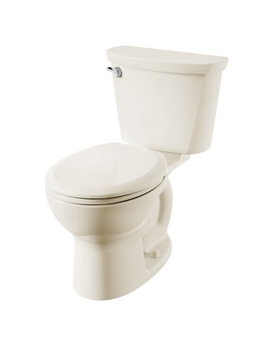 American Standard Cadet Pro Two-Piece 1.6 gpf/6.0 Lpf  Standard Height Round Front 10-Inch Rough Toilet Less Seat