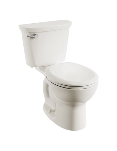 American Standard Cadet Pro Two-Piece 1.6 gpf/6.0 Lpf  Standard Height Round Front 10-Inch Rough Toilet Less Seat