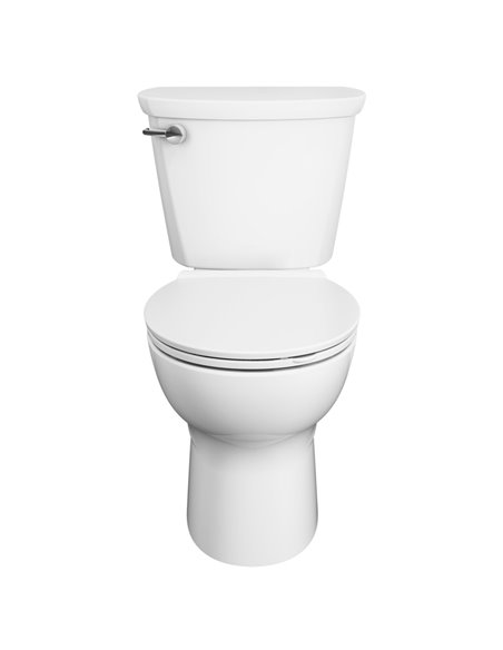 American Standard Cadet Pro Two-Piece 1.28 gpf/4.8 Lpf Standard Height Round Front 10-Inch Rough Toilet Less Seat