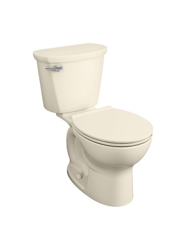 American Standard Cadet Pro Two-Piece 1.28 gpf/4.8 Lpf Standard Height Round Front 10-Inch Rough Toilet Less Seat