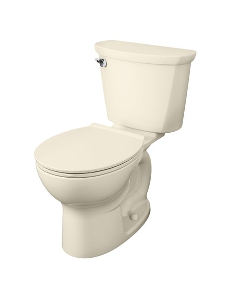 American Standard Cadet Pro Two-Piece 1.28 gpf/4.8 Lpf Standard Height Round Front 10-Inch Rough Toilet Less Seat