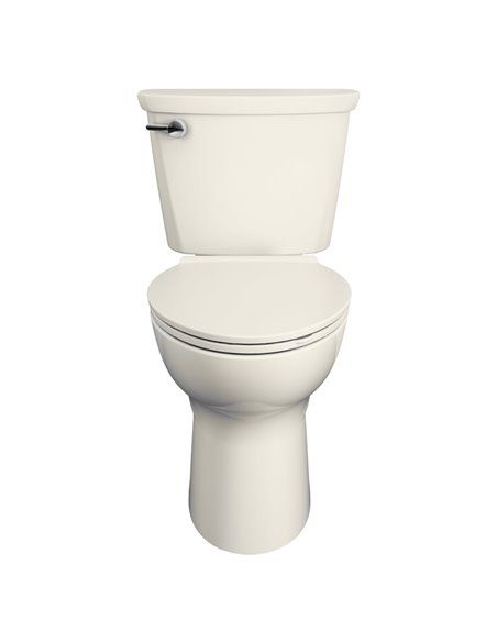 American Standard Cadet Pro Two-Piece 1.6 gpf/6.0 Lpf Compact Chair Height Elongated Toilet Less Seat