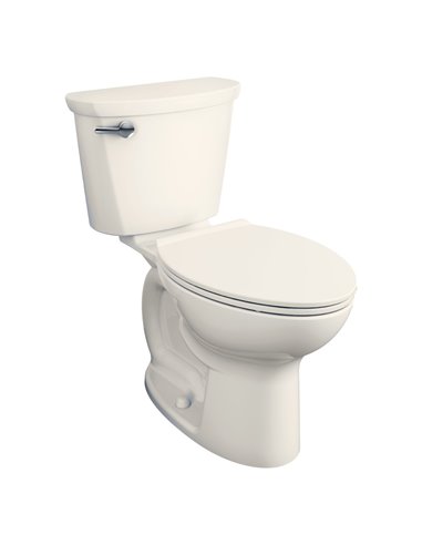American Standard Cadet Pro Two-Piece 1.6 gpf/6.0 Lpf Compact Chair Height Elongated Toilet Less Seat