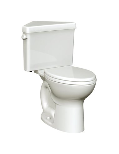 American Standard Triangle Cadet Pro Two-Piece 1.28 gpf/4.8 Lpf Chair Height Elongated Toilet