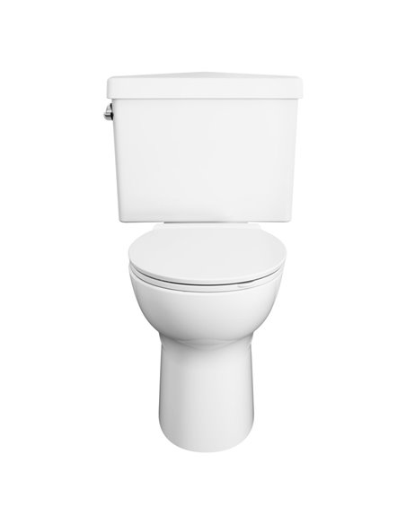 American Standard Triangle Cadet Pro Two-Piece 1.28 gpf/4.8 Lpf Chair Height Round Front Toilet