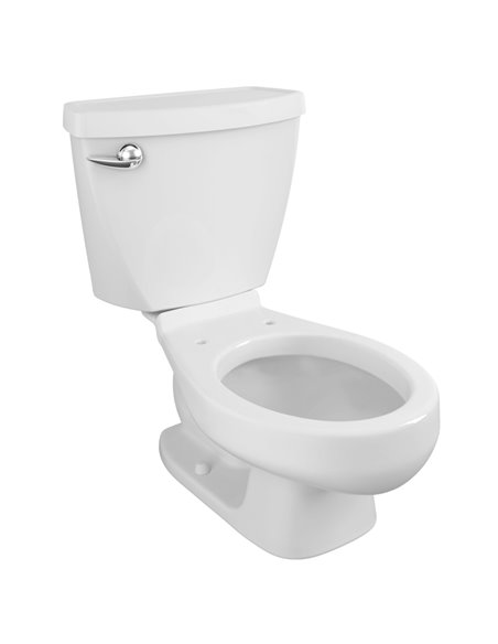 American Standard Baby Devoro Two-Piece 1.28 gpf/4.8 Lpf 10-1/4-Inch Height Elongated Toilet