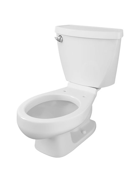 American Standard Baby Devoro Two-Piece 1.28 gpf/4.8 Lpf 10-1/4-Inch Height Elongated Toilet