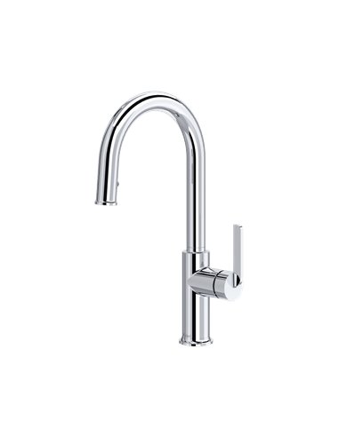 Riobel Authentica AU101 Pull-Down Kitchen Faucet with Single Spray