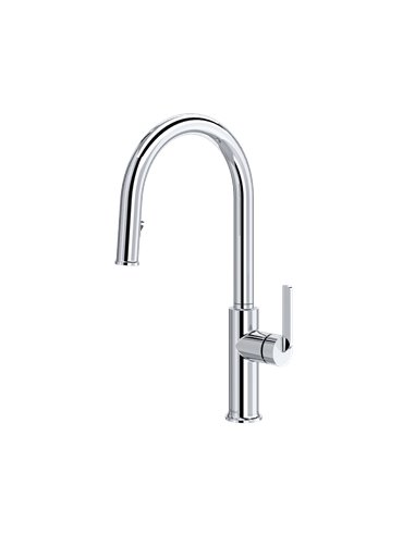 Riobel Authentica AU201 Pull-Down Kitchen Faucet with C-Spout