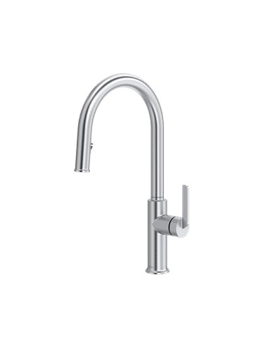 Riobel Authentica AU201 Pull-Down Kitchen Faucet with C-Spout