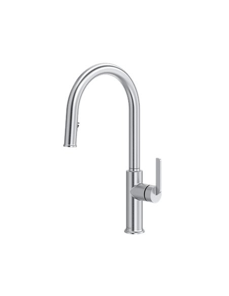 Riobel Authentica AU201 Pull-Down Kitchen Faucet with C-Spout