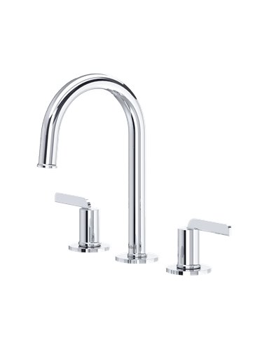 Riobel Authentica AURD08 Widespread Lavatory Faucet with C-Spout