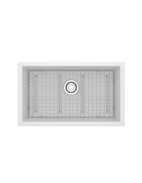 Riobel Fonsa FAUM3018 30" Quartz Single Bowl Undermount Kitchen Sink