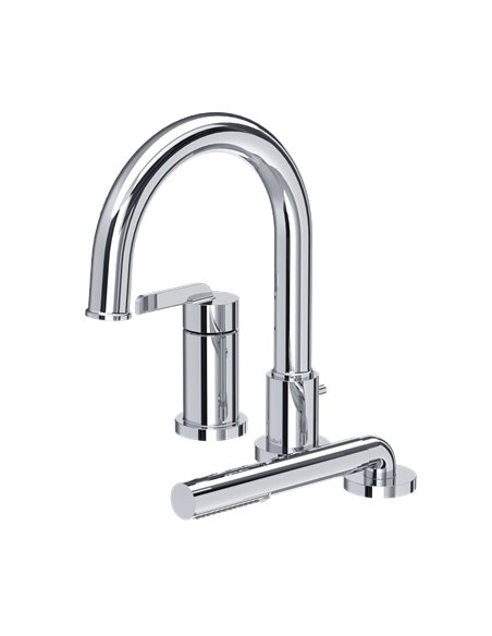Riobel Authentica TAU16 3-Hole Pressure Balance Deck Mount Tub Filler Trim