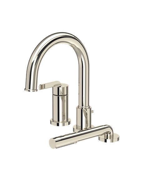 Riobel Authentica TAU16 3-Hole Pressure Balance Deck Mount Tub Filler Trim