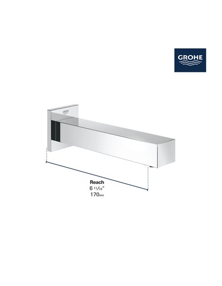 GROHE 13305 Eurocube bath spout