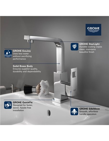 Grohe 23184 Eurocube Ohm Basin L-Size Us