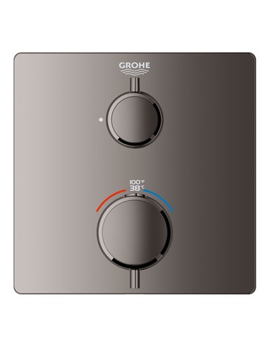 Grohe 24110 Grohtherm Square Single Func Thm Trim