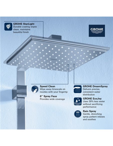 Grohe 26468 Euphoria Cube 152 Headshower 6,6L