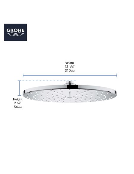 Grohe 26569 Rsh 310 Mono Headshower 6,6L