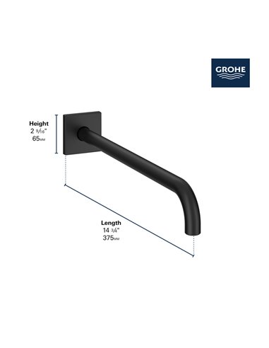 Grohe 26632 15" Rainshower Arm/ Square