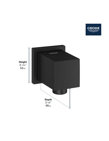Grohe 26634 Euphoria Cube Wall Union