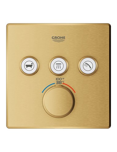 Grohe 29142 Grt Smartcontrol Thm Trim Square 3Sc Us