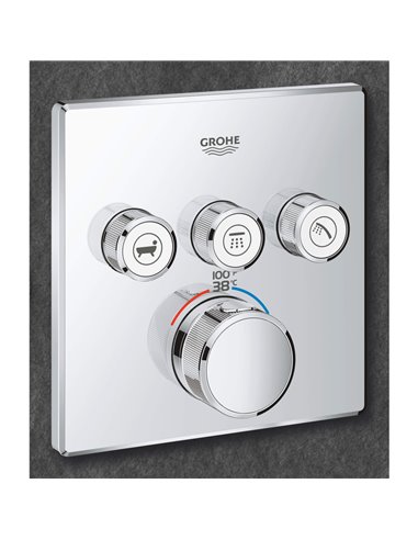Grohe 29142 Grt Smartcontrol Thm Trim Square 3Sc Us